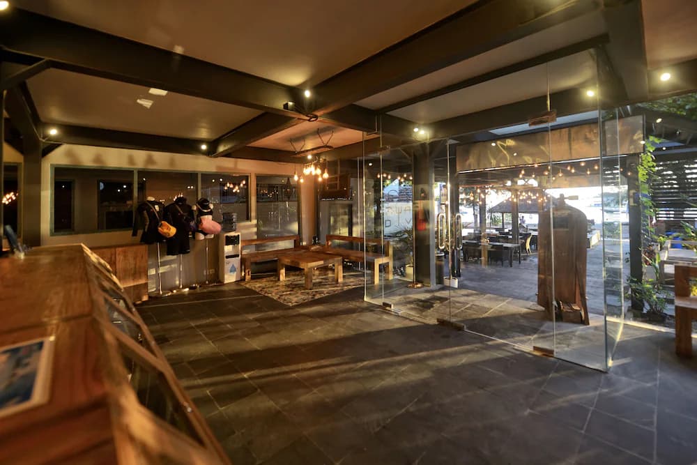 Interior entrance