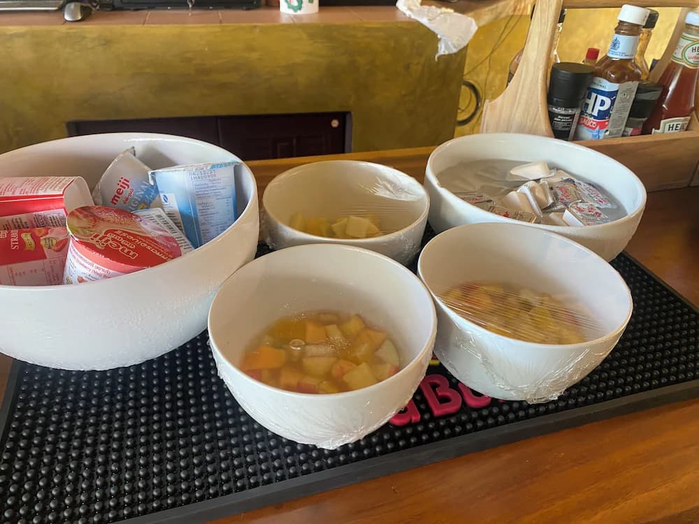 Breakfast buffet