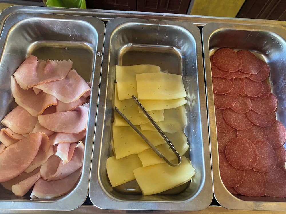 Breakfast buffet