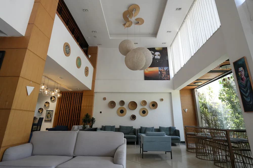Lobby sitting area