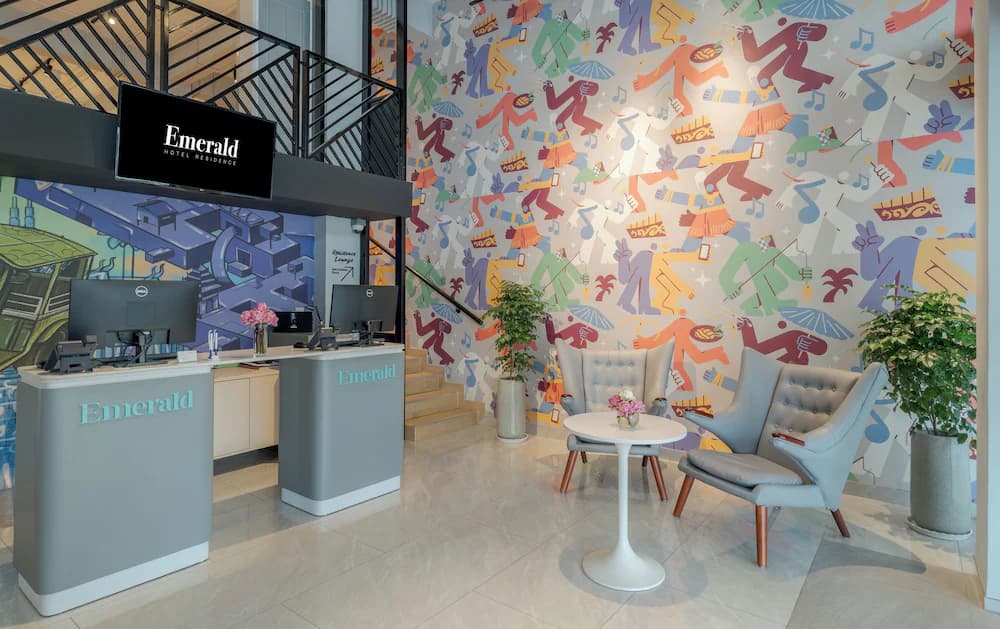 Lobby sitting area