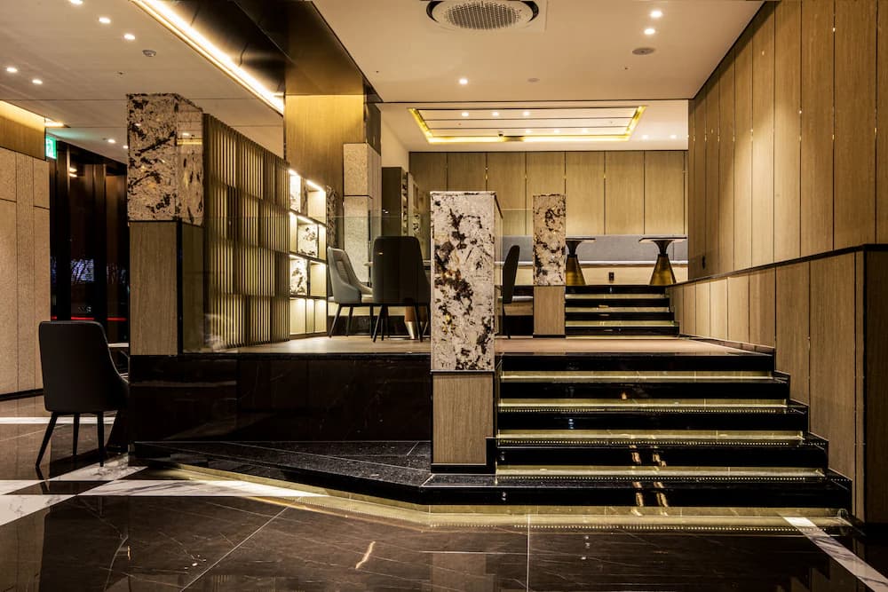 Lobby sitting area
