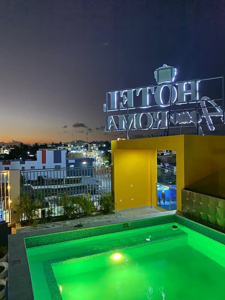 Rooftop pool