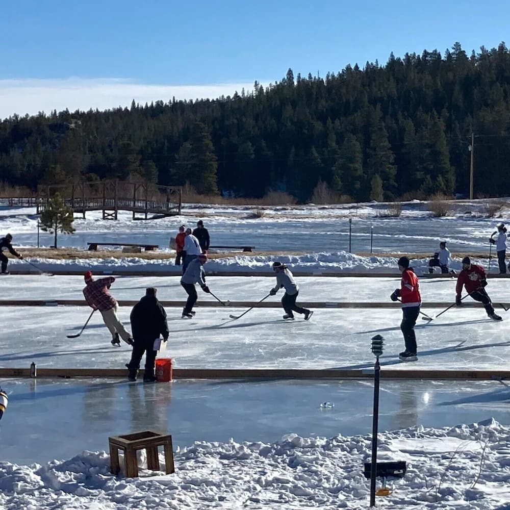 Ice skating