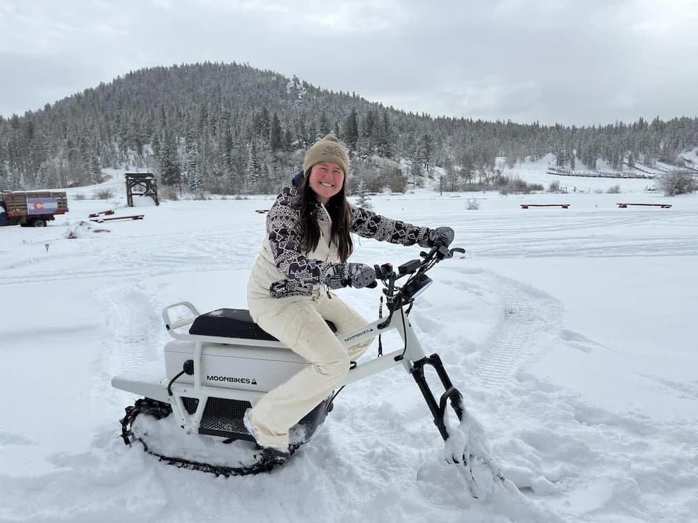 Snowmobiling
