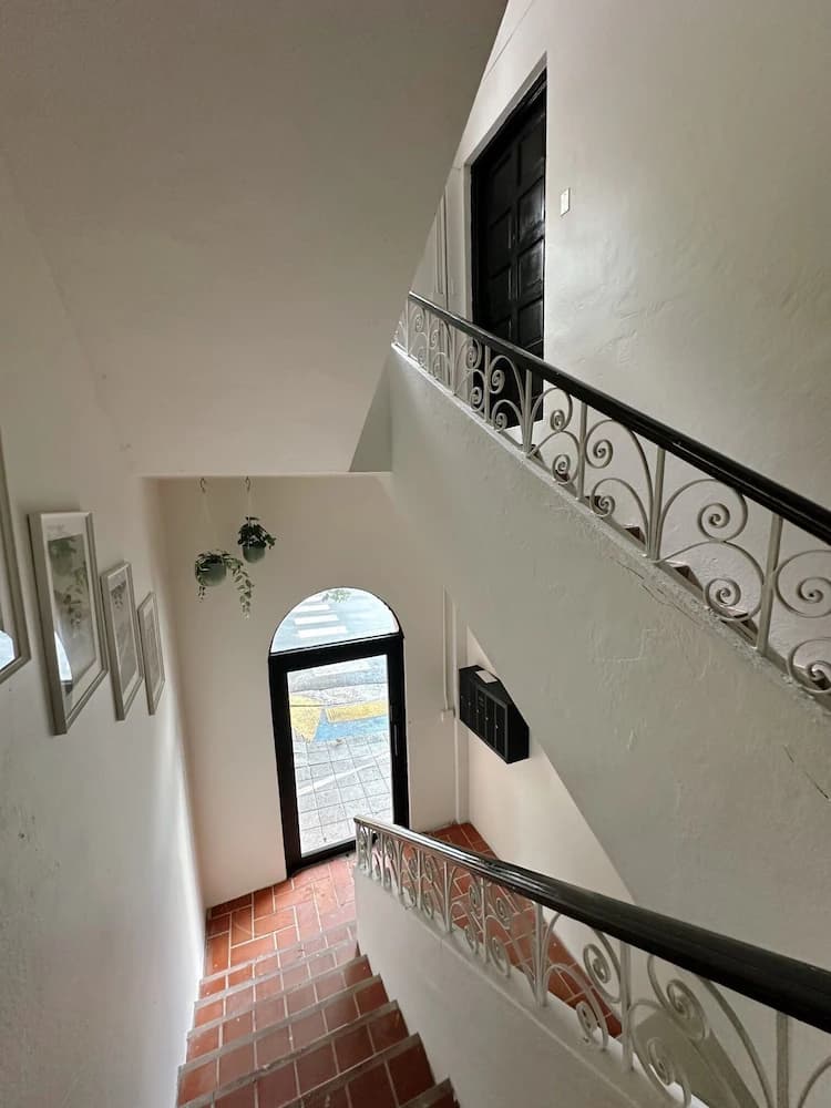 Interior entrance