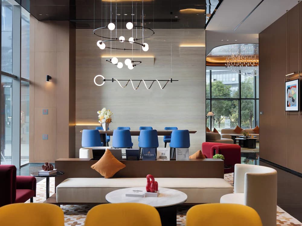 Lobby sitting area