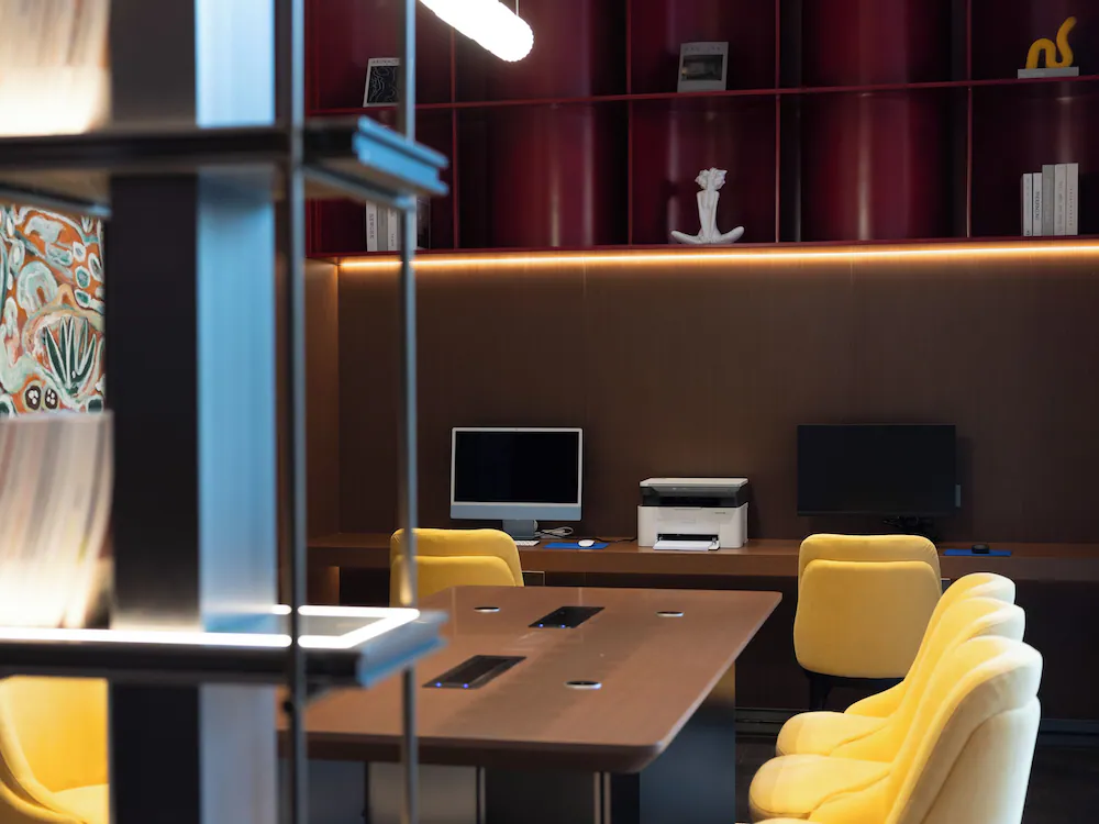 Lobby sitting area