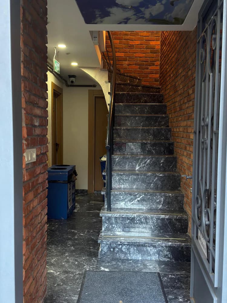 Interior entrance