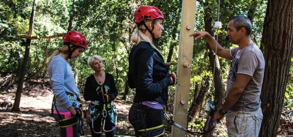 Ziplining