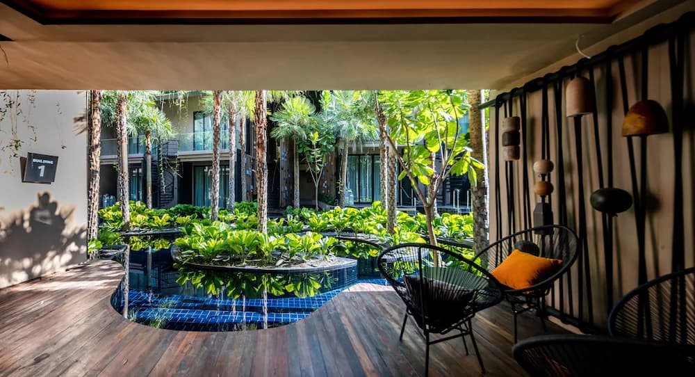 Lobby sitting area