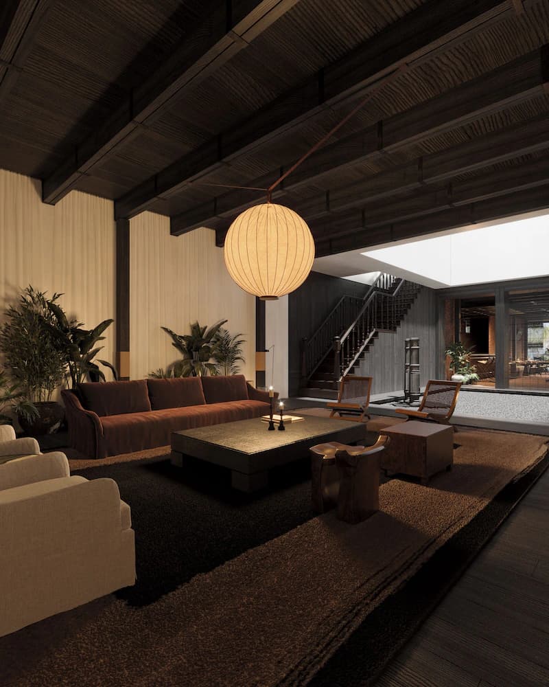 Lobby sitting area