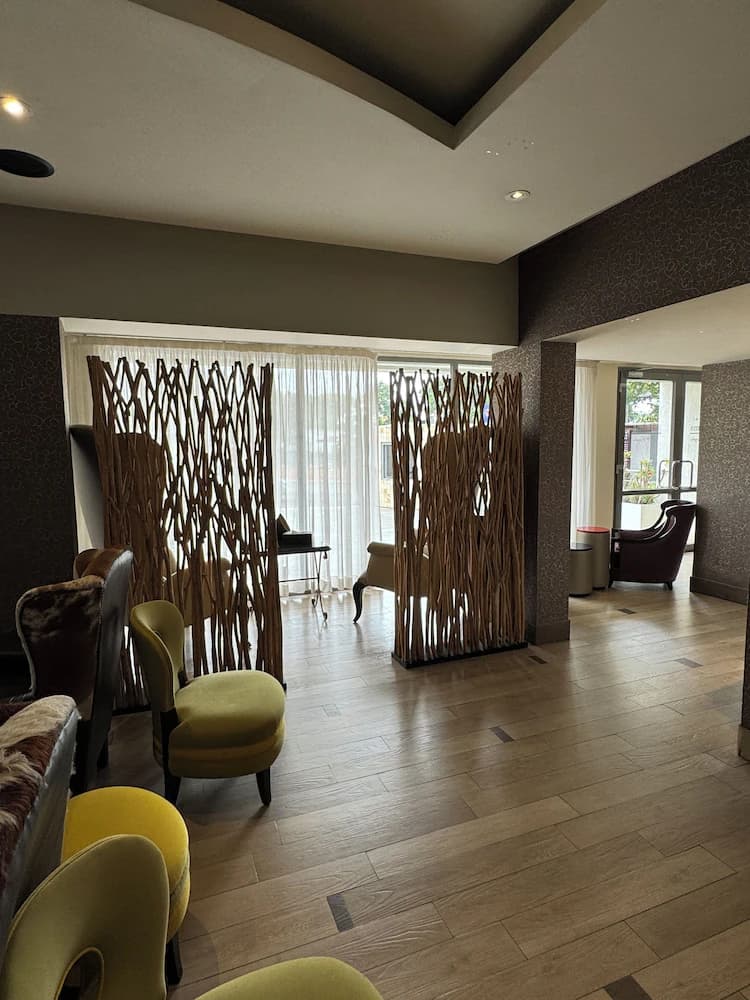 Lobby sitting area