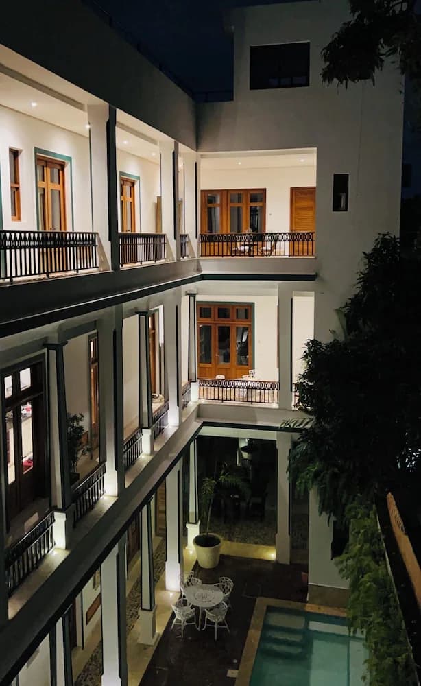 Front of property - evening/night