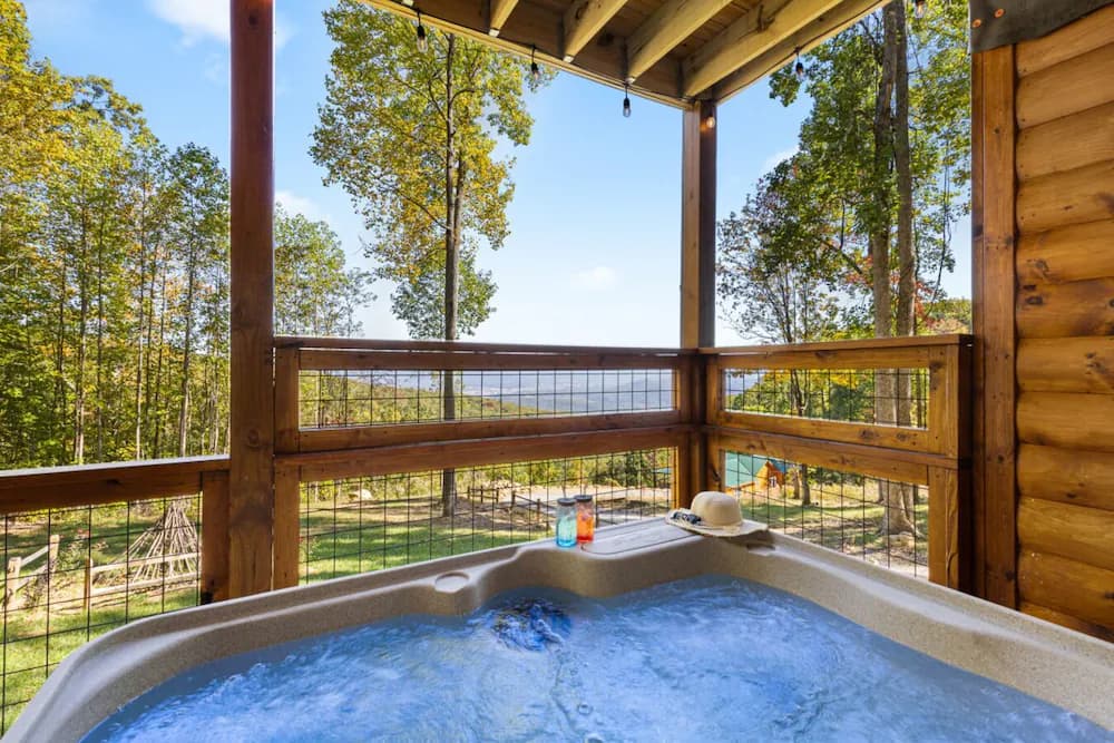 Private spa tub