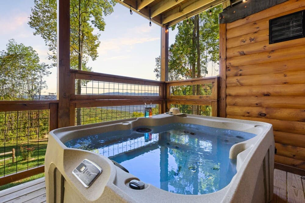 Private spa tub