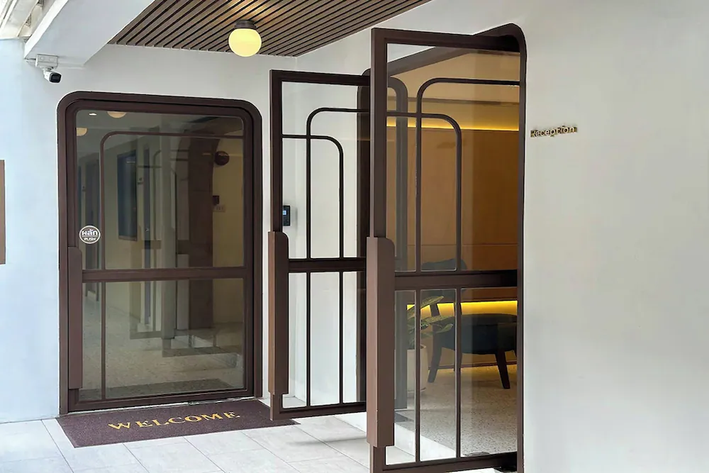 Interior entrance