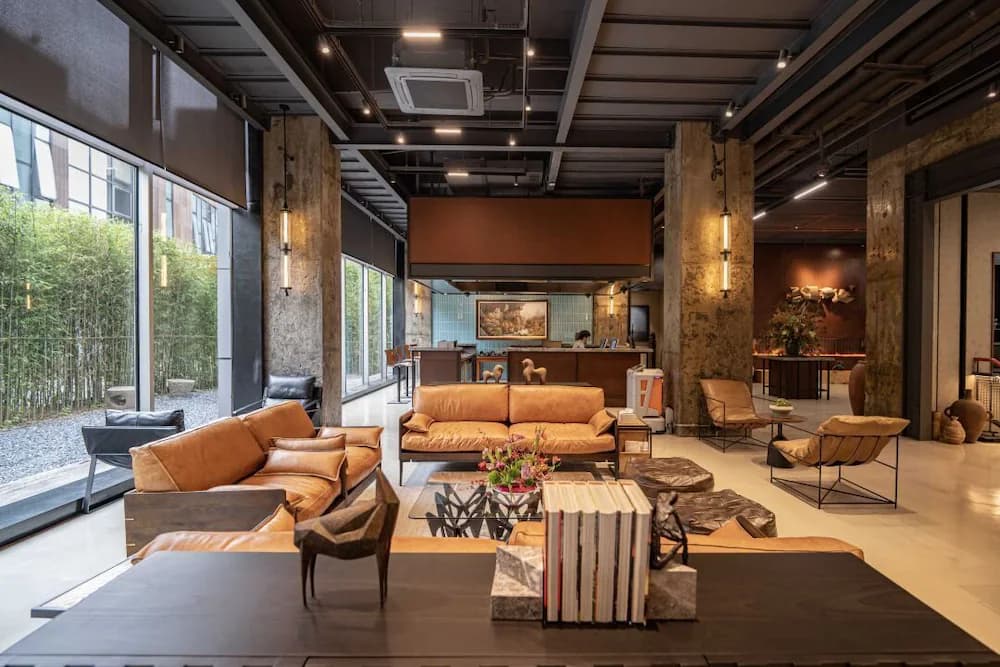 Lobby sitting area