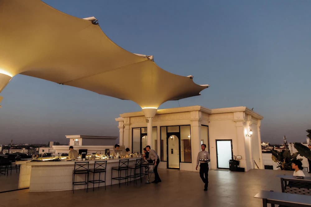 Rooftop terrace