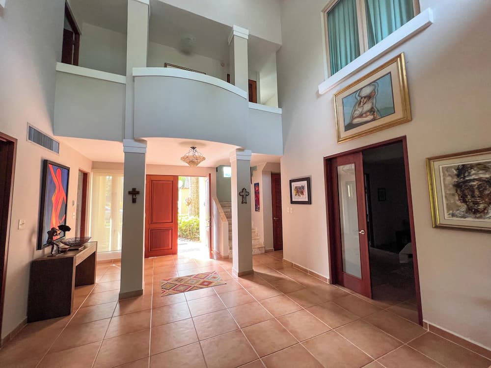 Interior entrance
