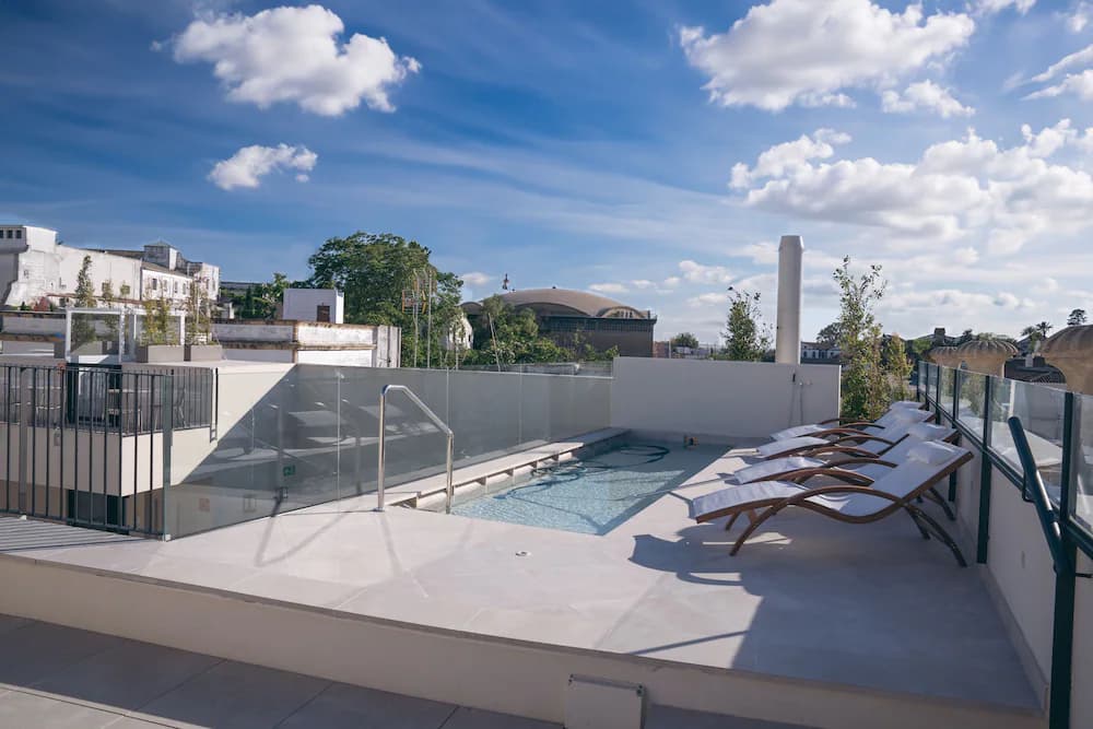 Rooftop pool