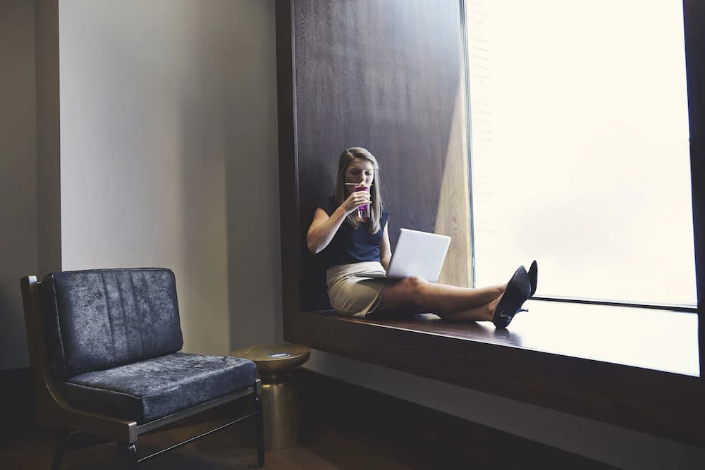 Lobby sitting area