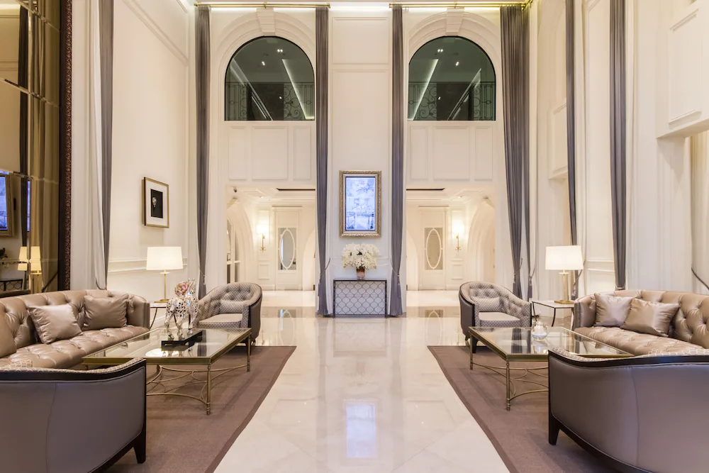 Lobby sitting area