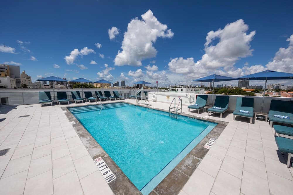 Rooftop pool