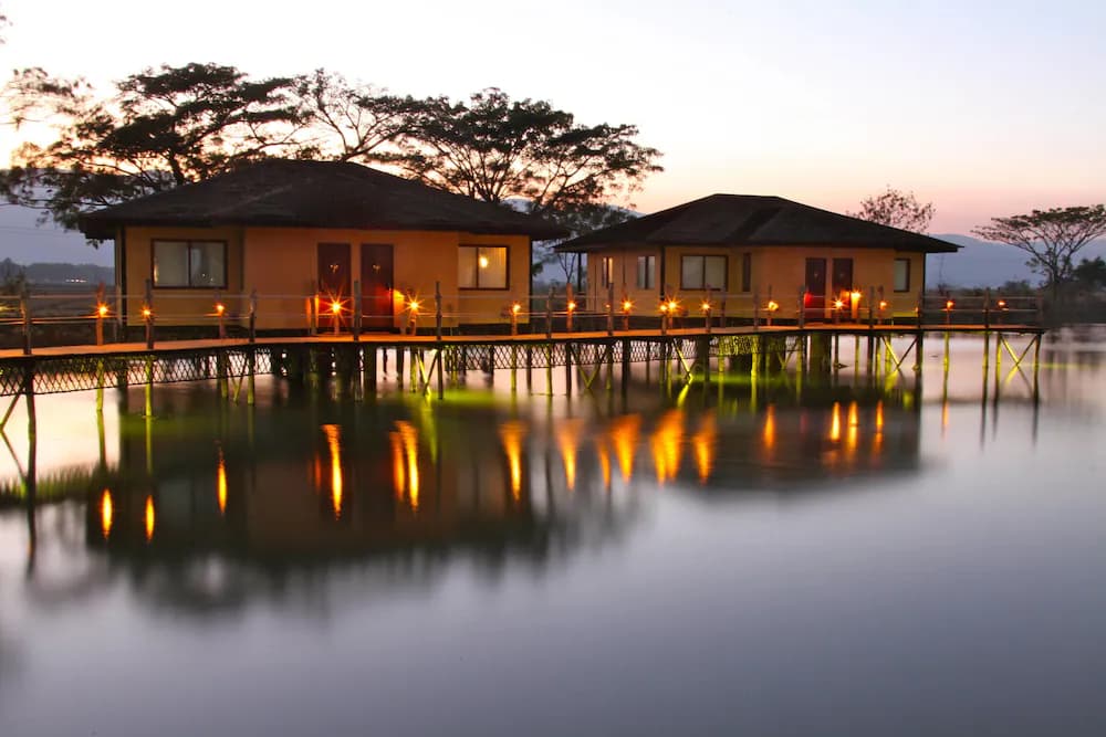 Front of property - evening/night