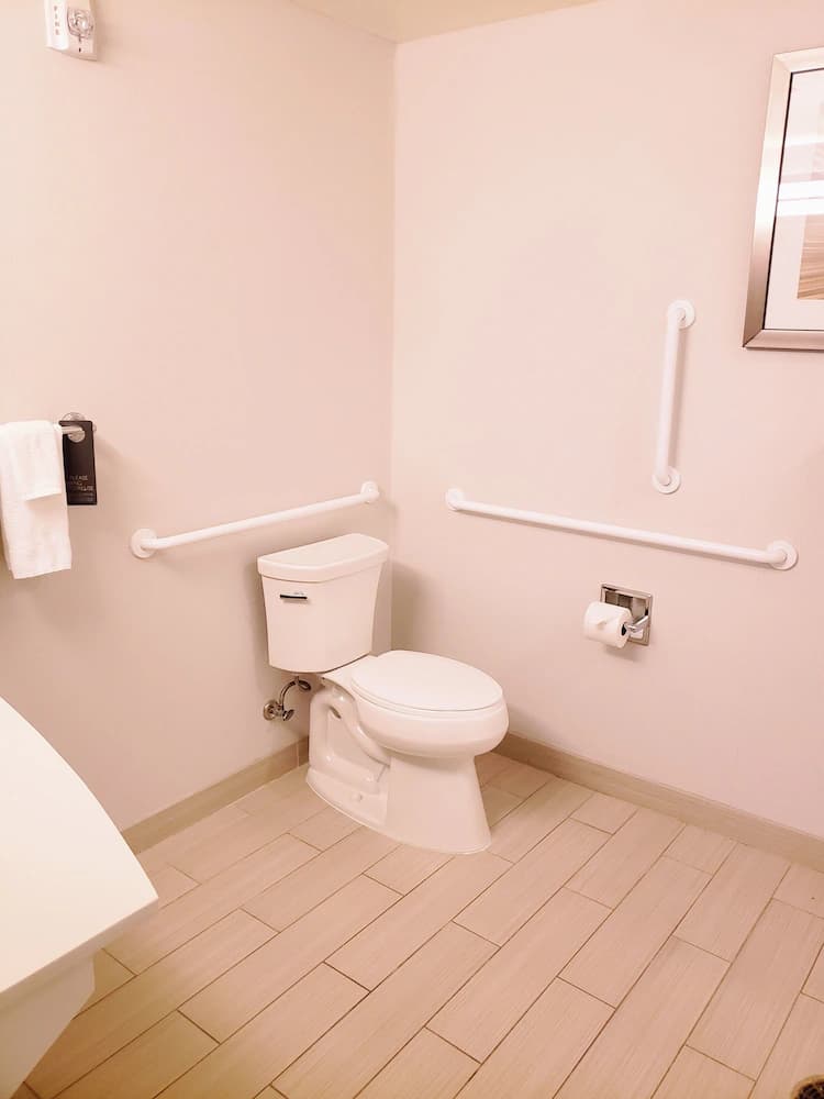 Raised toilet seat