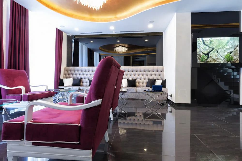 Lobby sitting area