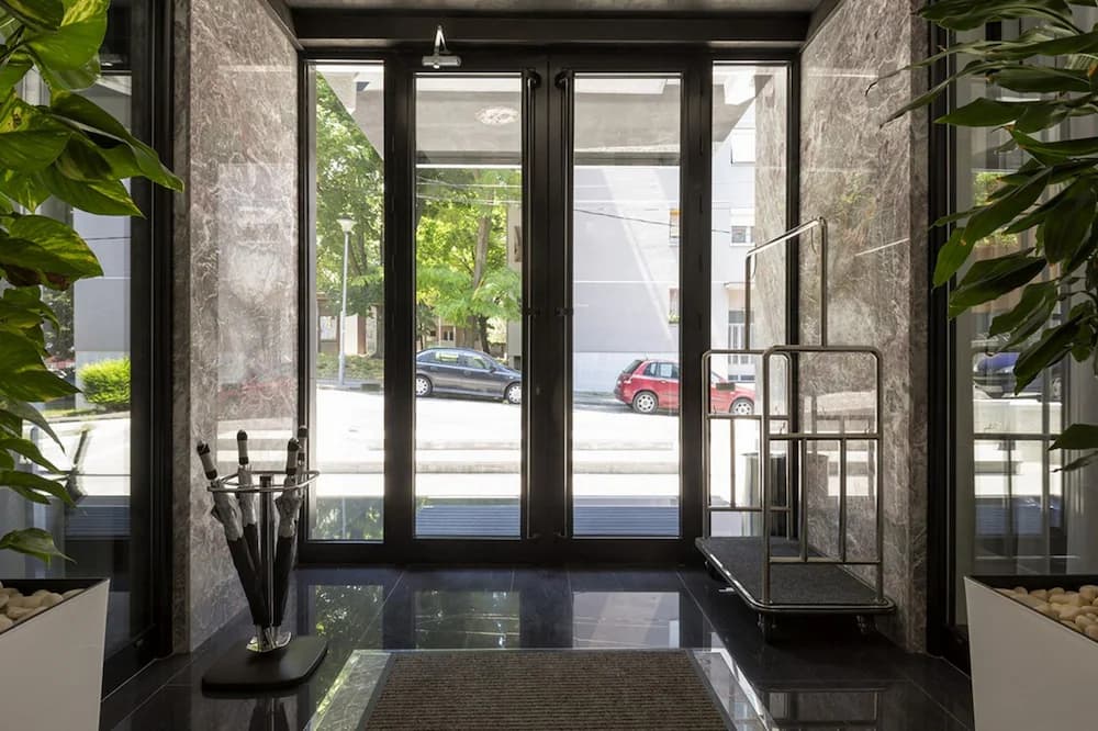 Interior entrance