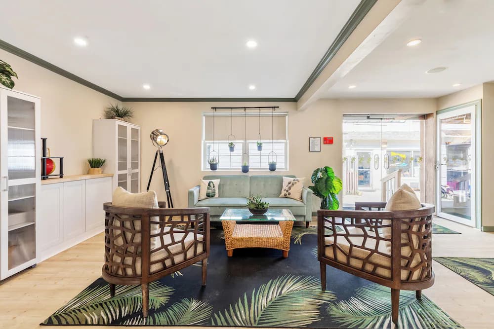 Lobby sitting area