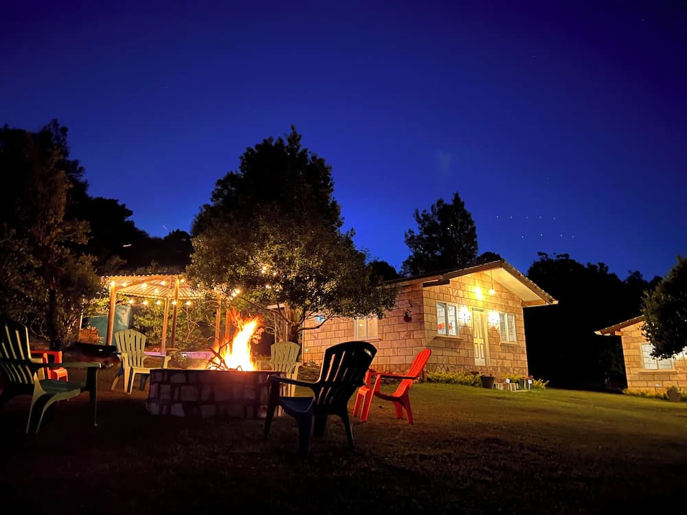 Front of property - evening/night