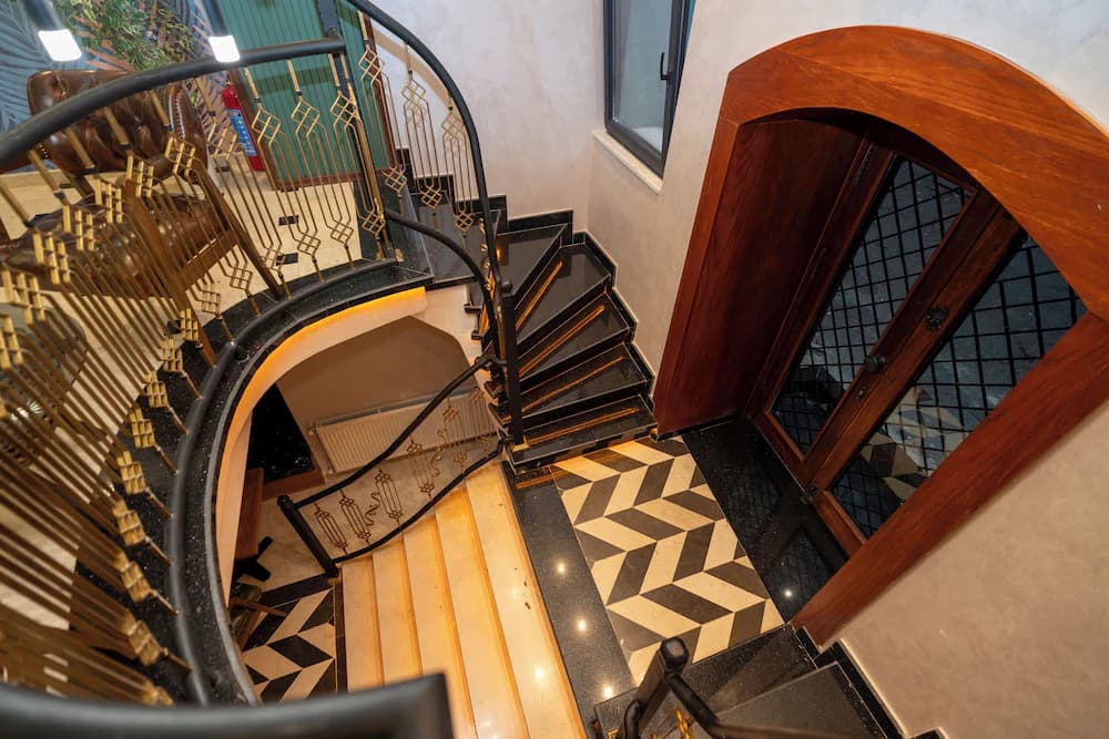 Interior entrance