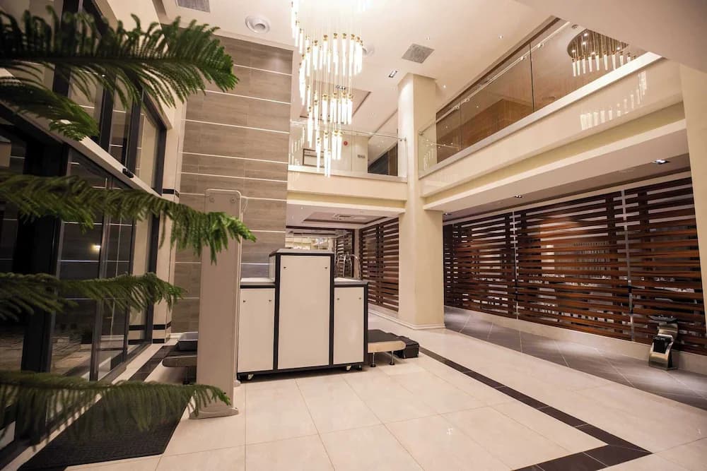 Interior entrance