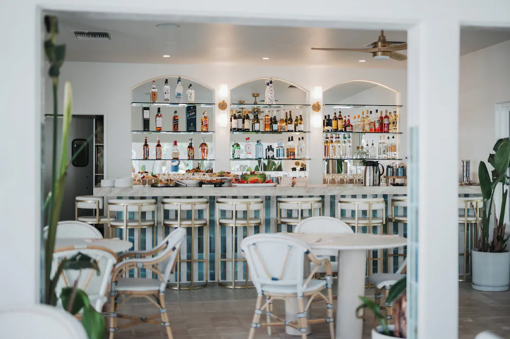 Poolside bar
