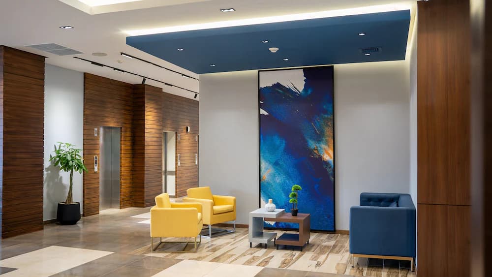 Lobby sitting area