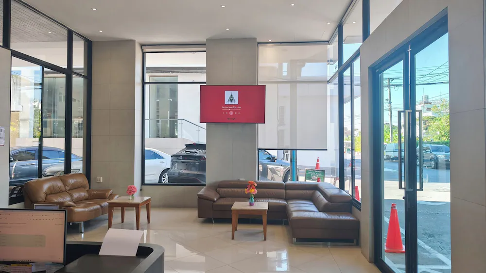 Lobby sitting area