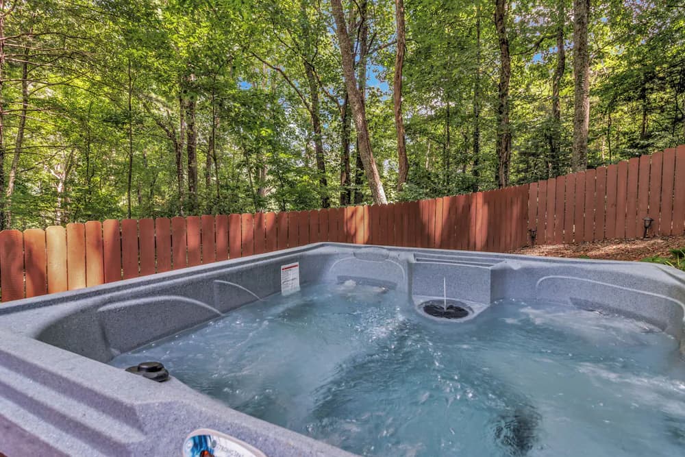 Private spa tub