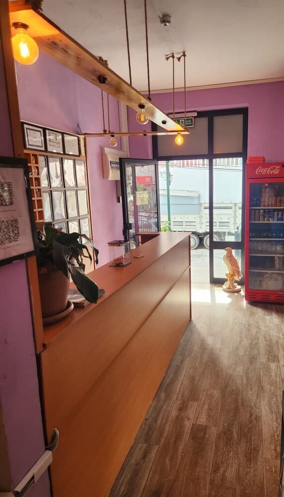 Interior entrance
