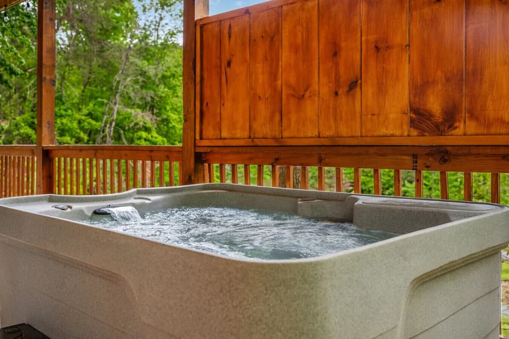 Private spa tub