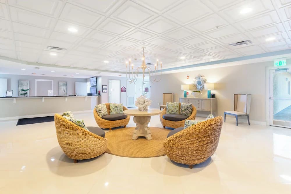 Lobby sitting area