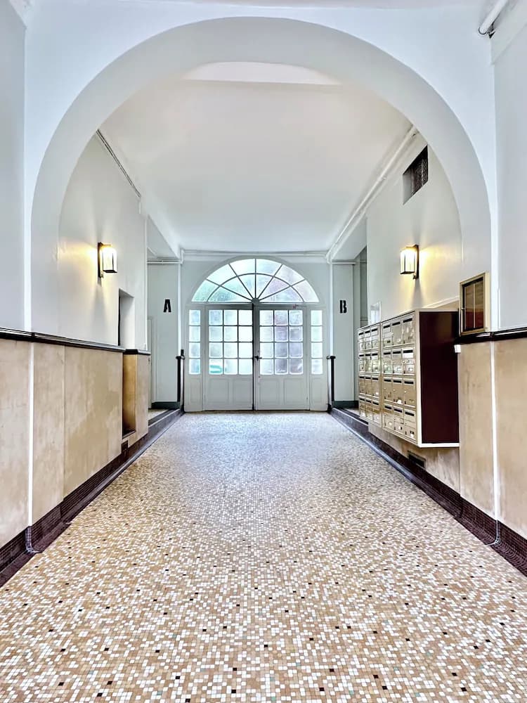 Interior entrance