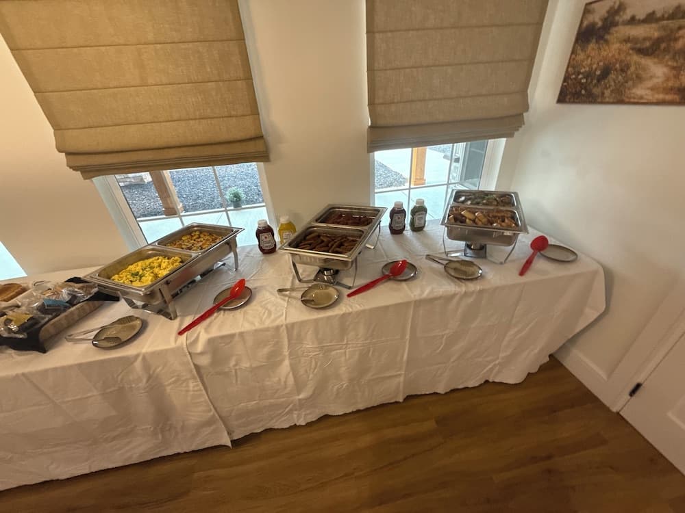 Breakfast buffet