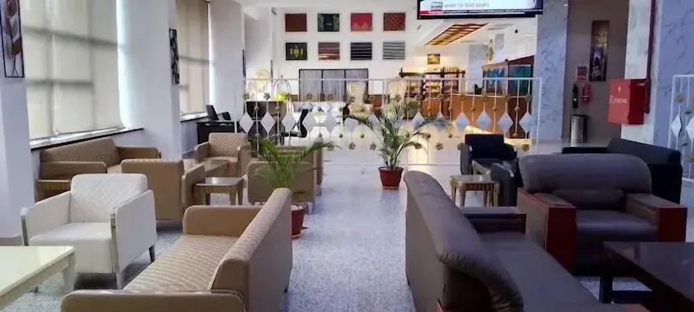 Lobby sitting area