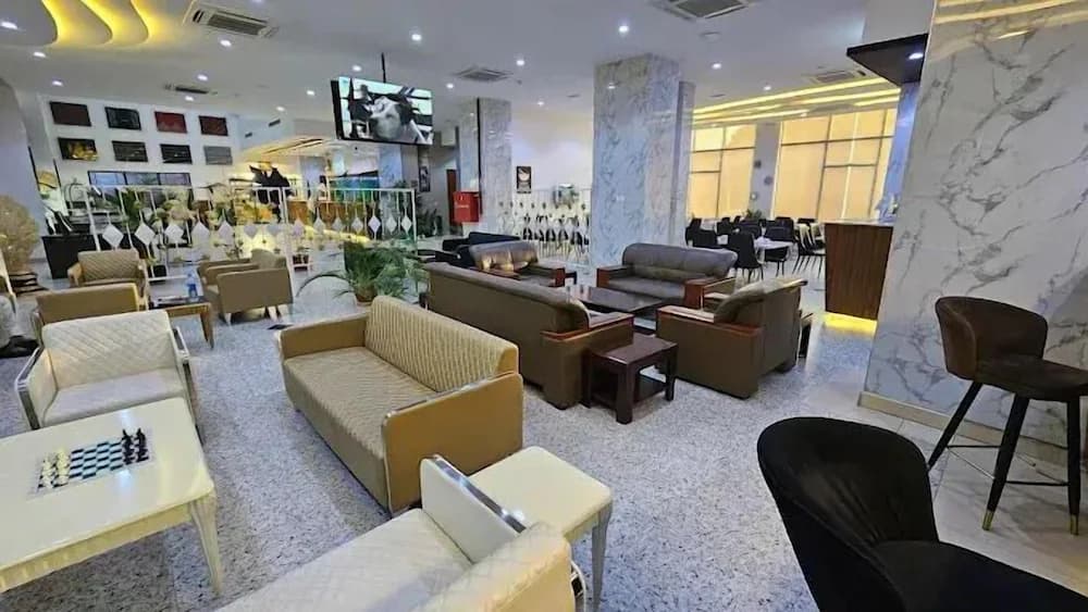Lobby sitting area