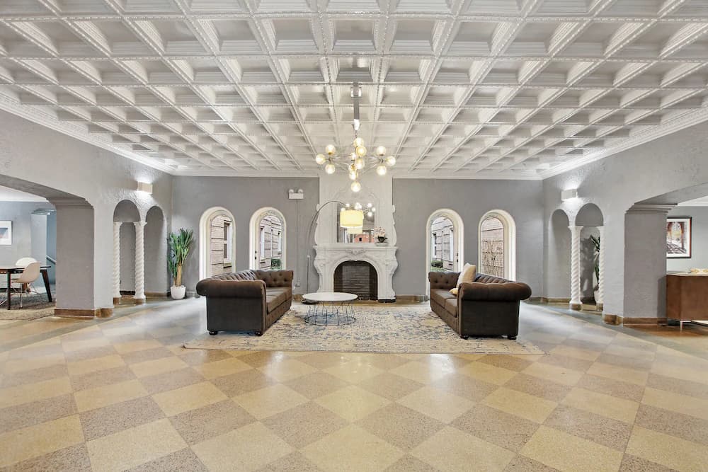 Interior entrance