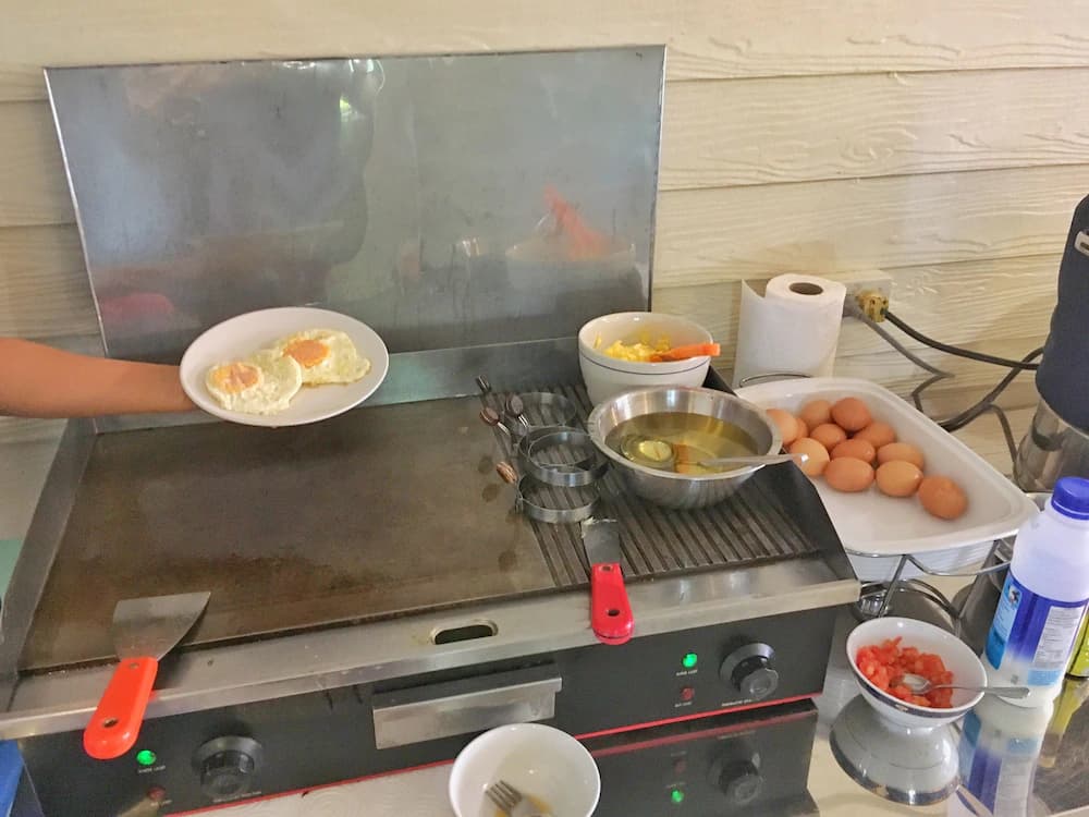 Breakfast buffet