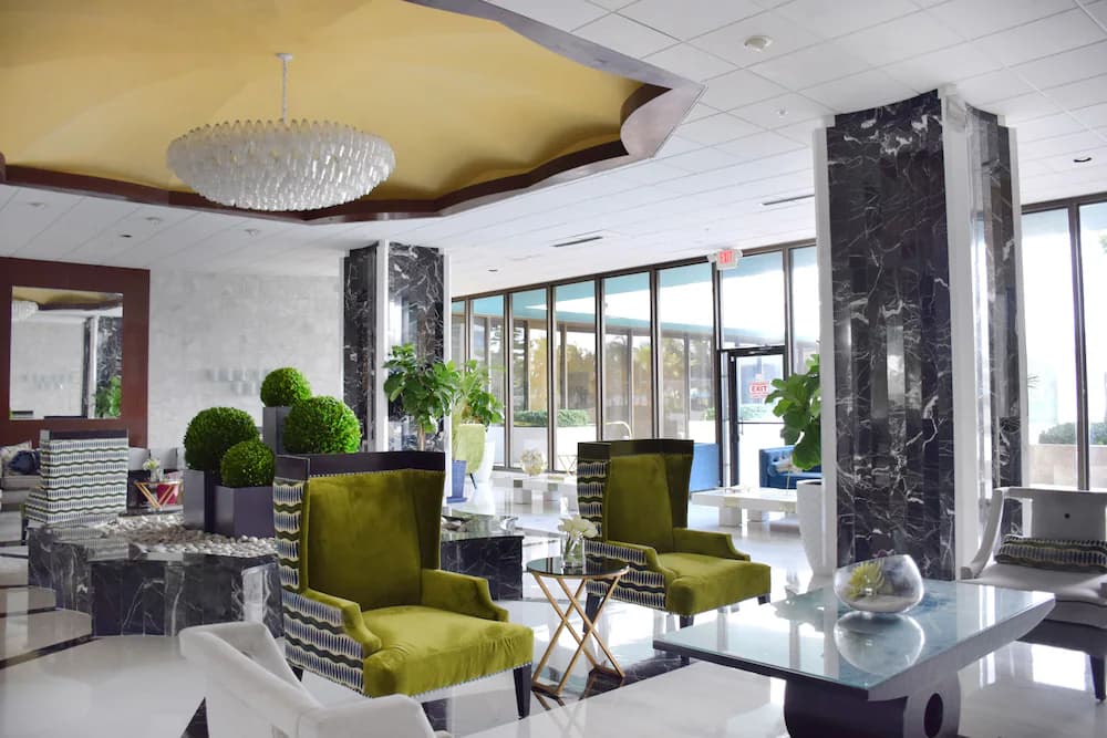 Lobby sitting area
